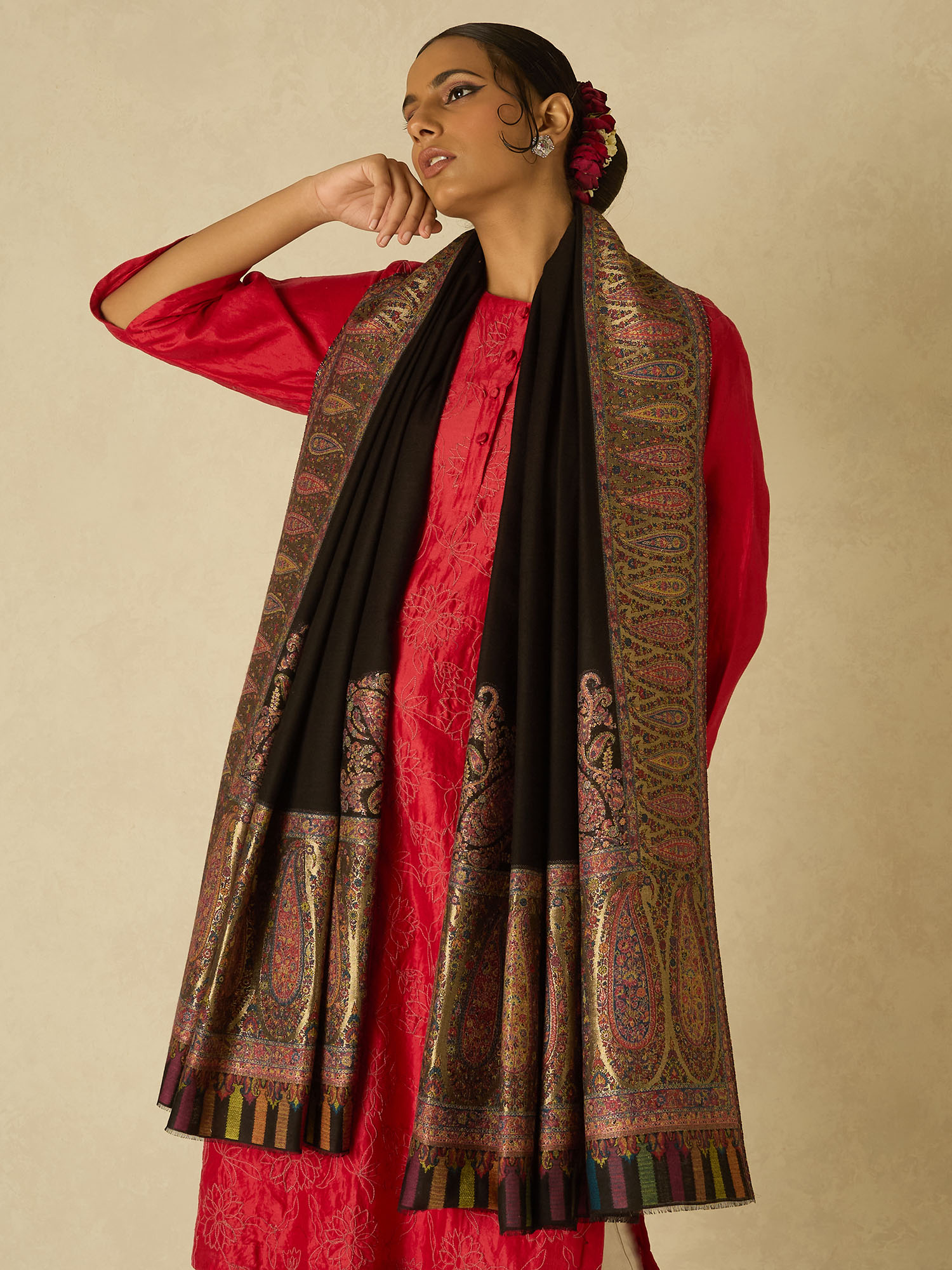 gimmick shawl Stall ストール00's y2k goa lgb gimmick shawl Stall ストール00's y2k goa lgb Kairi Daur Kani Wool