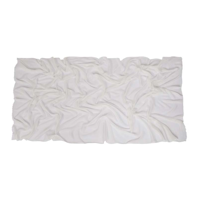ImageOffwhite-Ivory Silky Classic Stole
