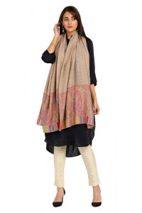 KCS Palledaar Kani Stole, Beige
