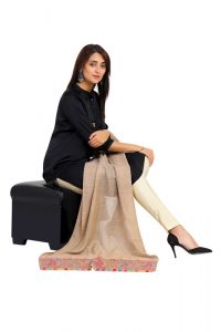 KCS Palledaar Kani Stole, Beige