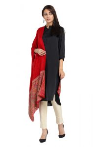 KCS Palledaar Kani Stole, Red