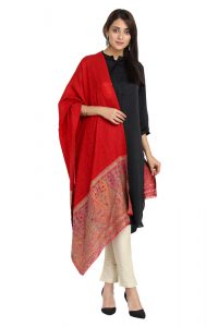 KCS Palledaar Kani Stole, Red