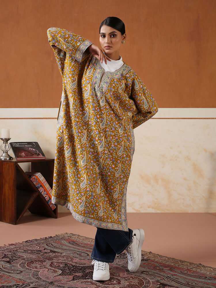Butaaz Jaal Wool Phiran - Autumn Mustard