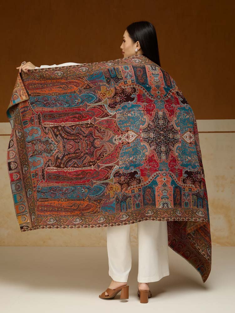 ImageRIti Vintage Paisley Kani Shawl – Mumbai Multi