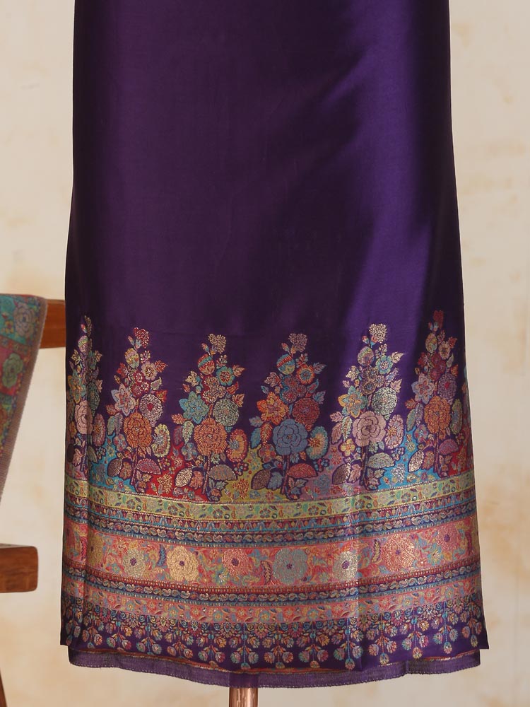 ImageKinari Gul Lux Silk Suit Set – Orchid Purple