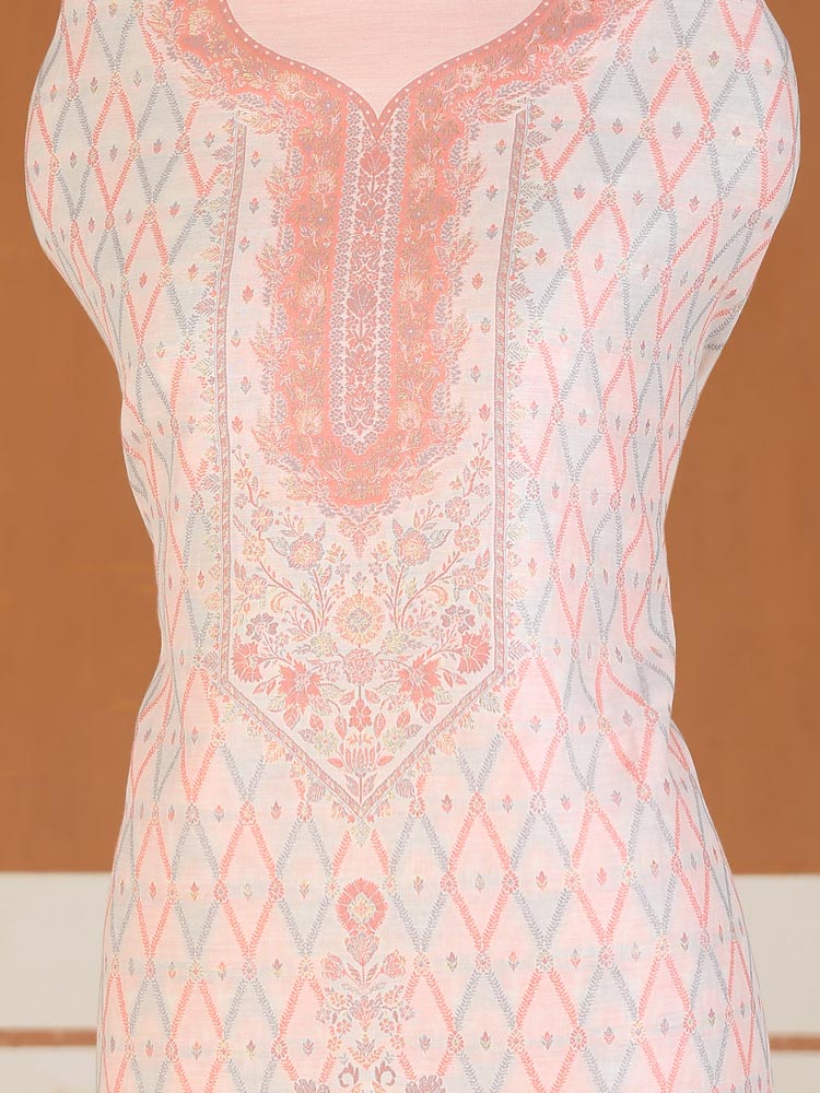 ImageSofiaana Gul Kani Suit Fabric –  Blush Pink