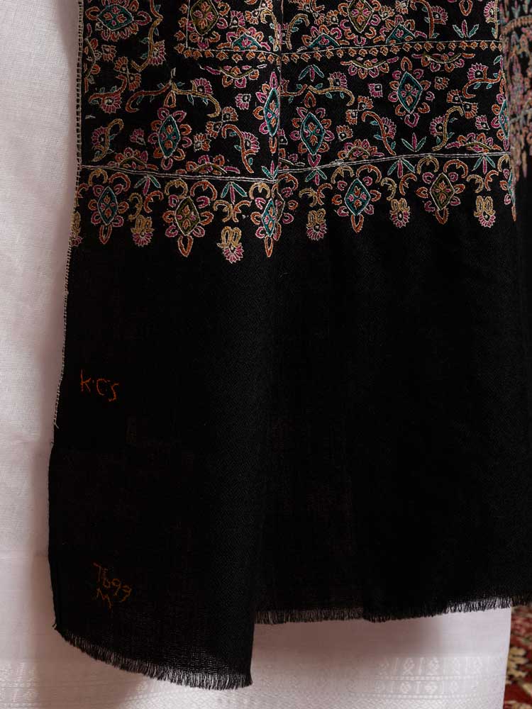 ImageSiya Bahaar Handloom Pashmina Sozni Shawl