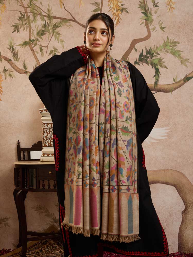 ImageGulzar Handloom Kani Pashmina Shawl – Toosha, Multi