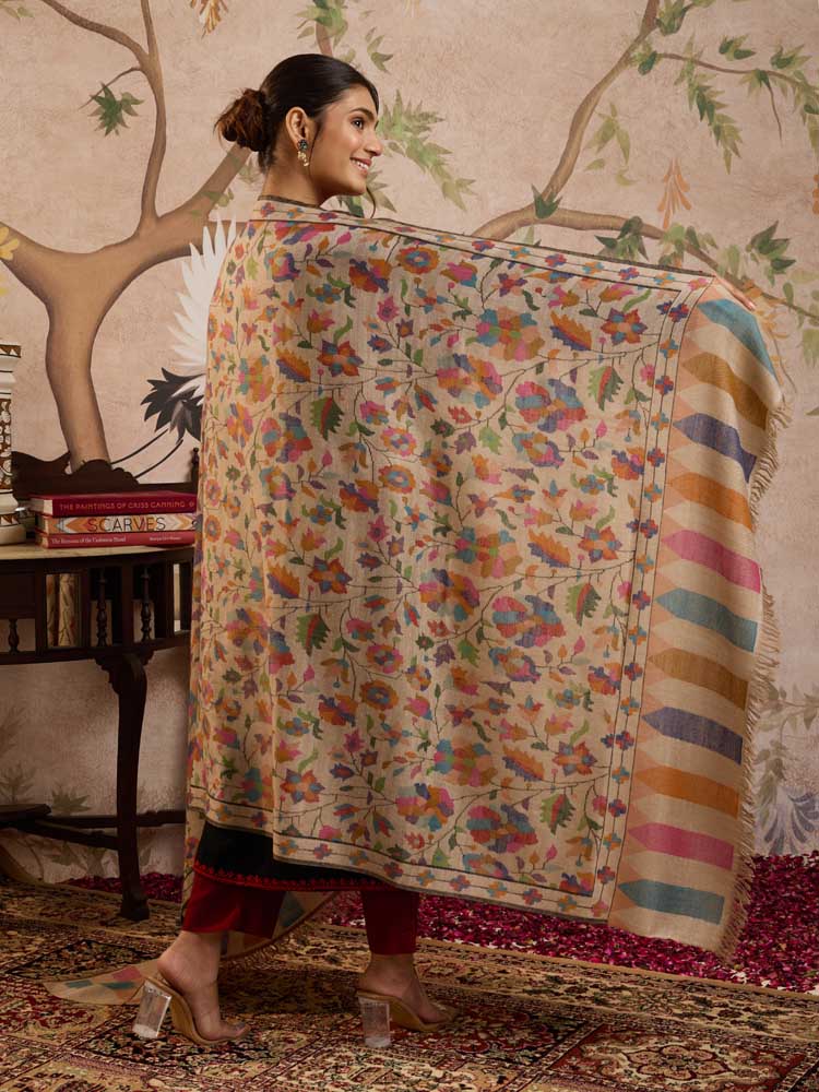 ImageGulzar Handloom Kani Pashmina Shawl – Toosha, Multi