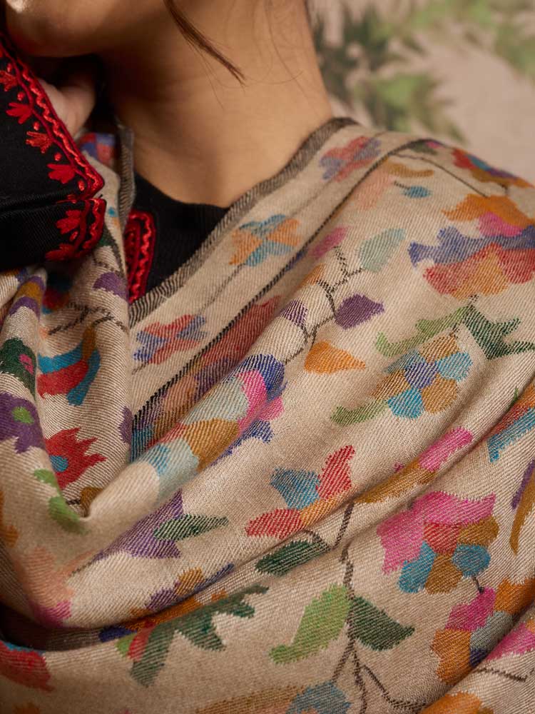 ImageGulzar Handloom Kani Pashmina Shawl – Toosha, Multi