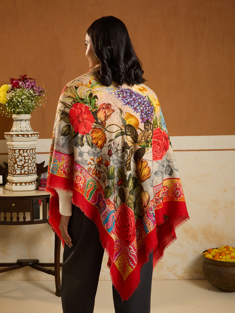 ImageLior Paisley Pashmina Foulard – Multi