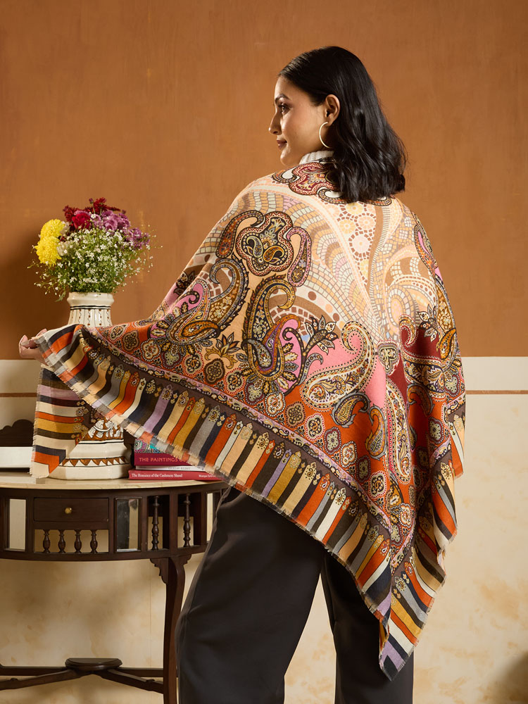 ImageButae Paisley Pashmina Square Scarf – Marrakesh Multi