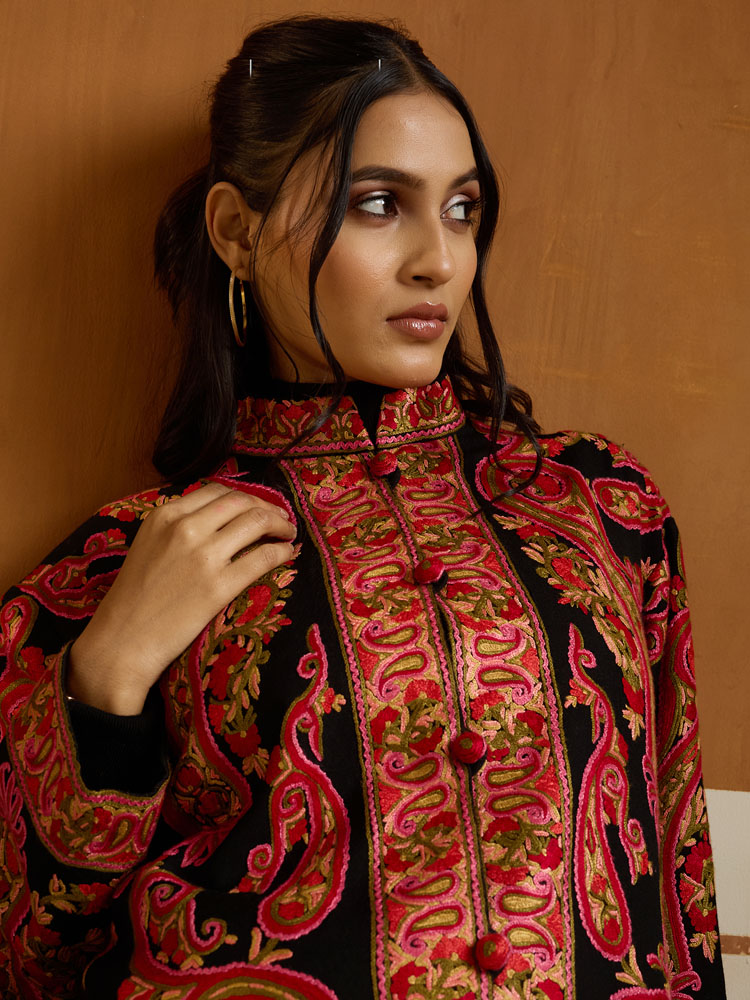 ImageLong Paisley Ari Hand Emb Jacket – Regal, Multi [52]