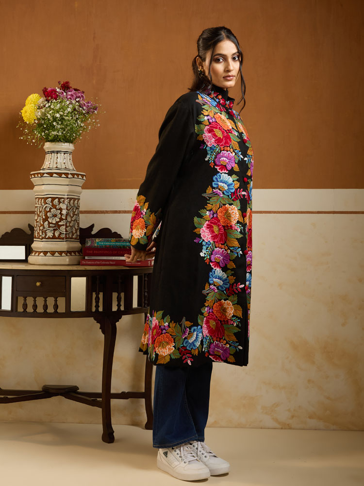 ImageKusuma Phool Ari Emb Jacket – Multi, Black [50]