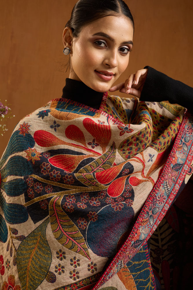 ImageBloomfield Boho Ruana/ Cape – Madrid Multi