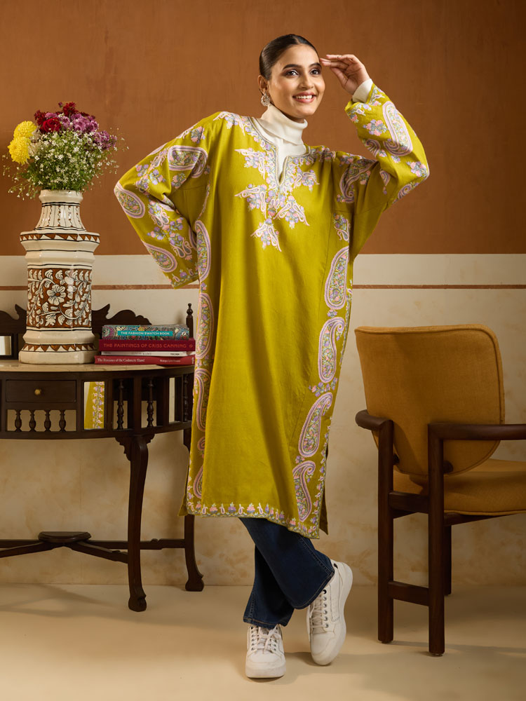 ImageAlva Pisley Ari Wool Phiran – Canary Green