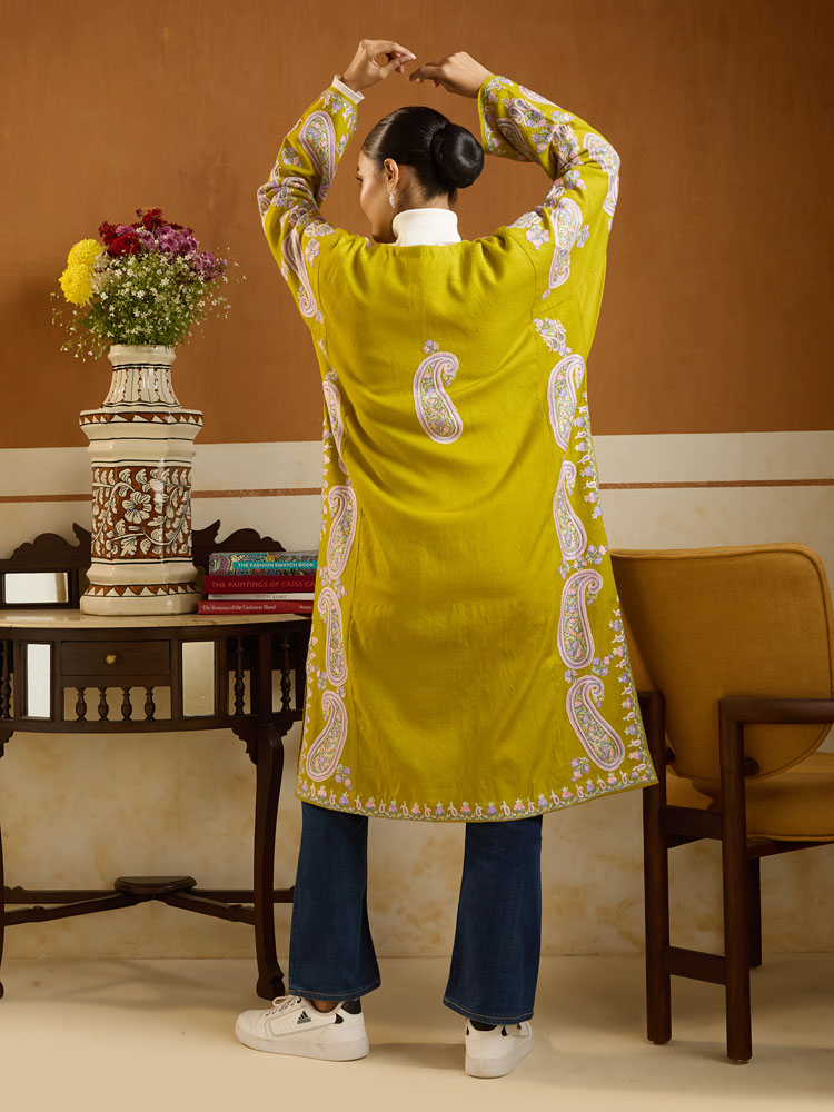 ImageAlva Pisley Ari Wool Phiran – Canary Green