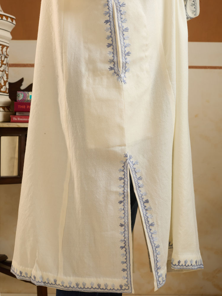 ImageSigne Paisley Ari Wool Phiran – Ivory, Grey