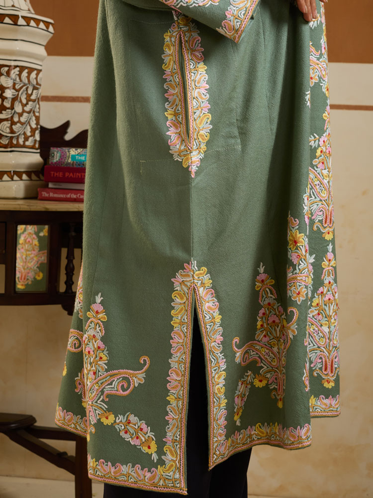 ImageAsta Buteh Ari Wool Phiran – Elm Green