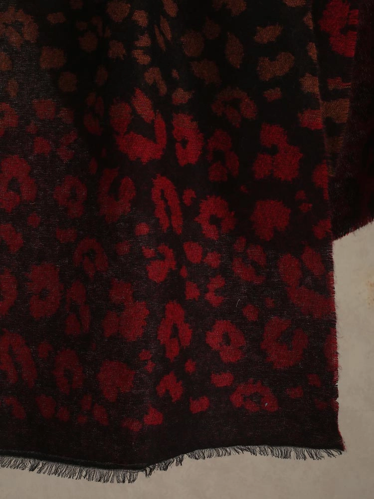 ImageDermis Weaves Wooly Blend Stole – Cognac, Red