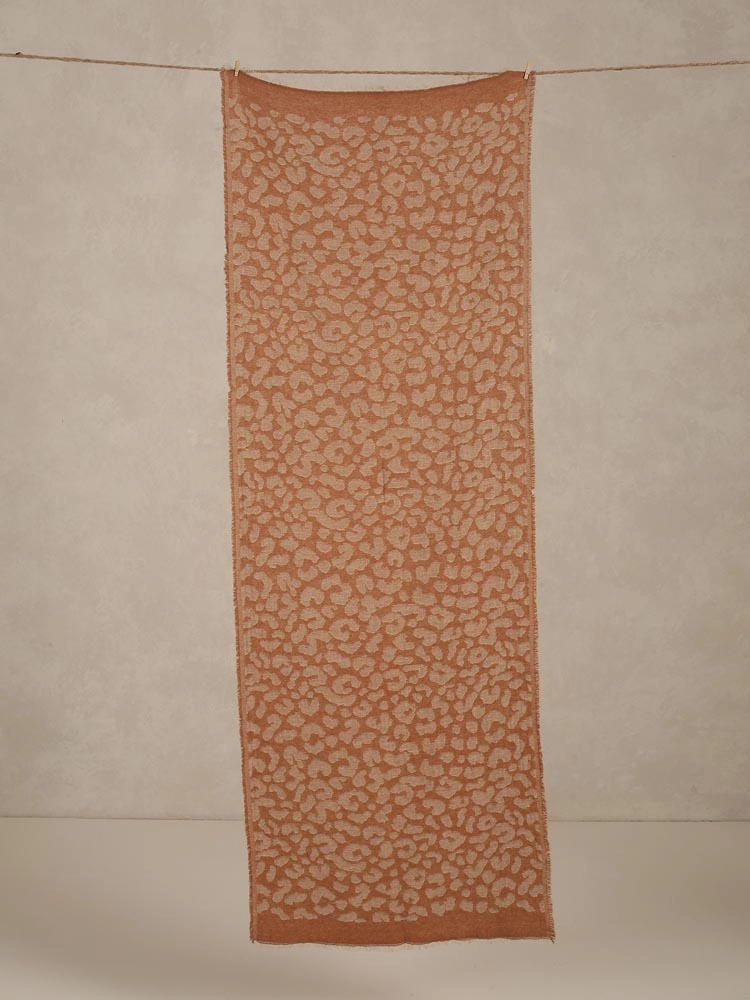 ImageTiger Weave Lambswool Stole – Fawn, Beige