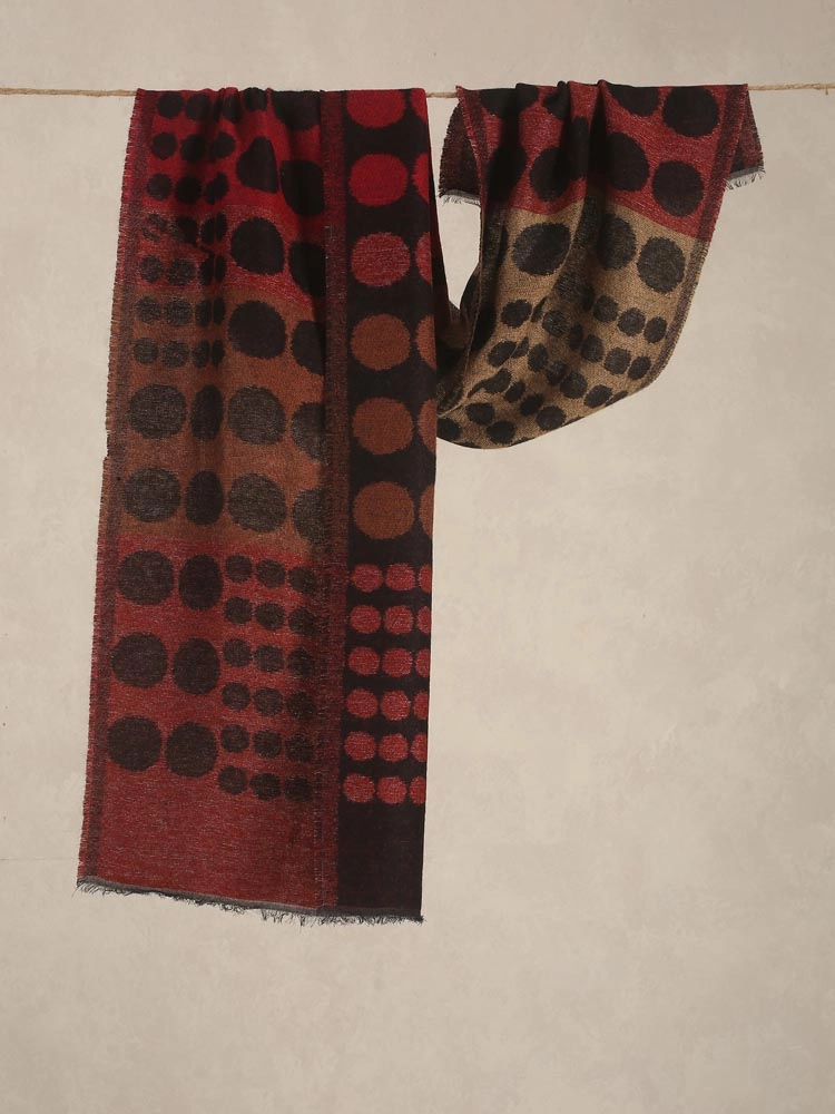 Dotte Wooly Blend Stole - Manchester Multi