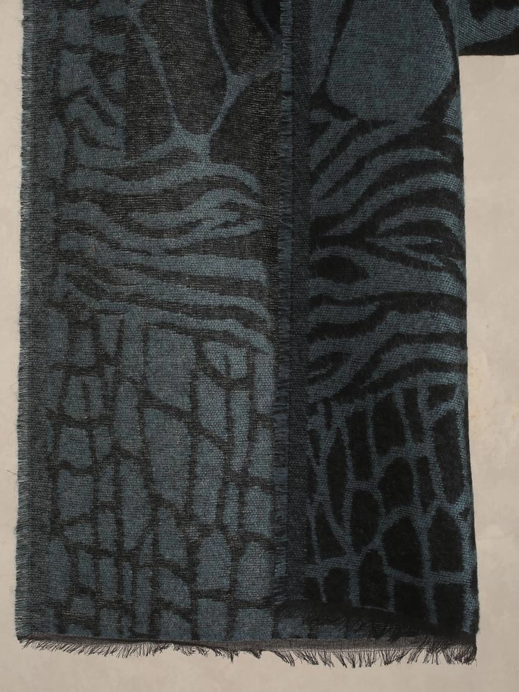 ImageSpeck Wooly Blend Stole – Navy