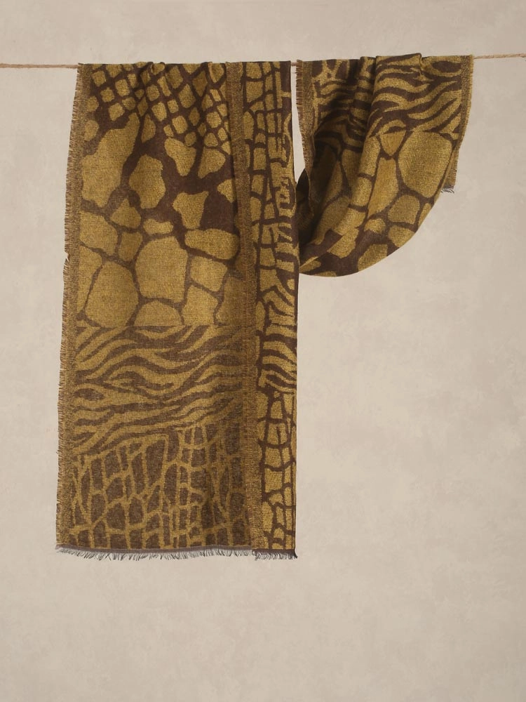 ImageSpeck Wooly Blend Stole – Golden Brown