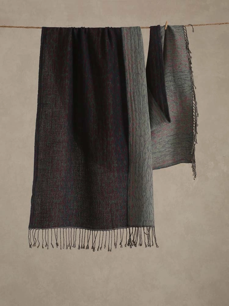 ImageTiger Weaves Wool Stole – Deep Teal