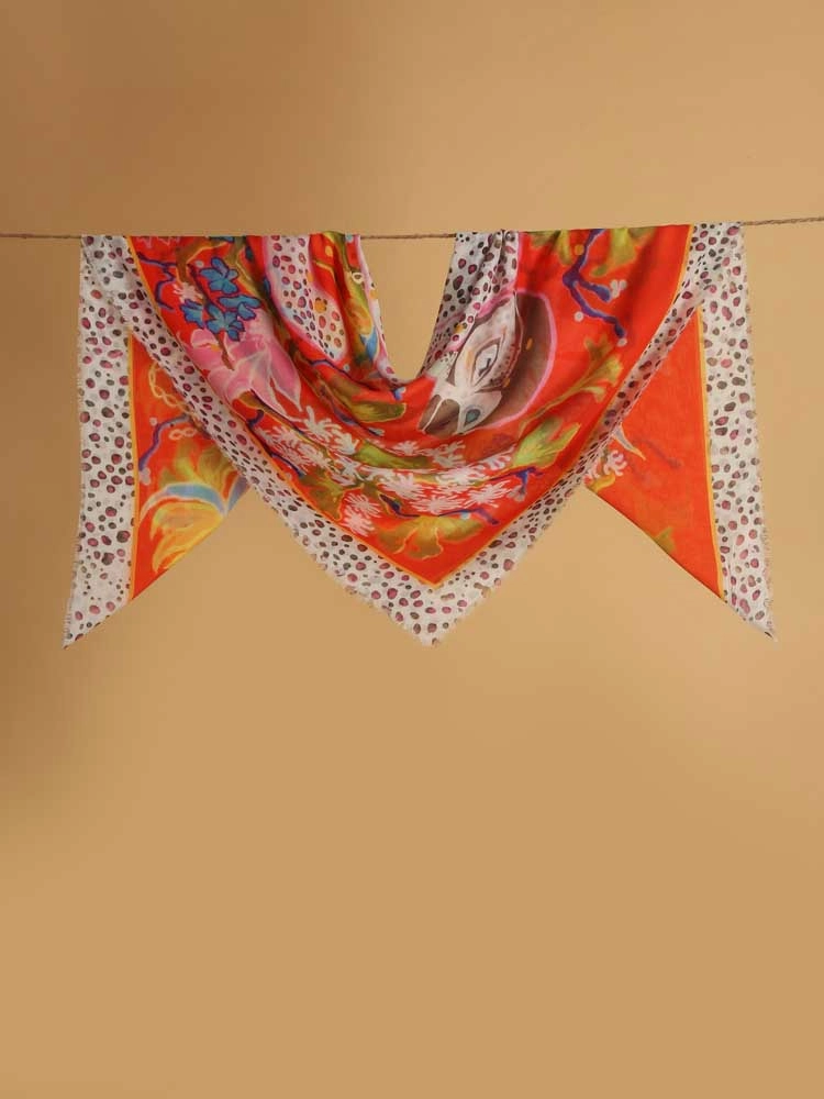 ImageScarlet Safari Modal Square Scarf