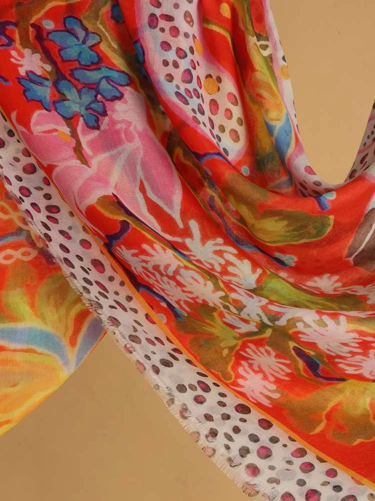 ImageScarlet Safari Modal Square Scarf