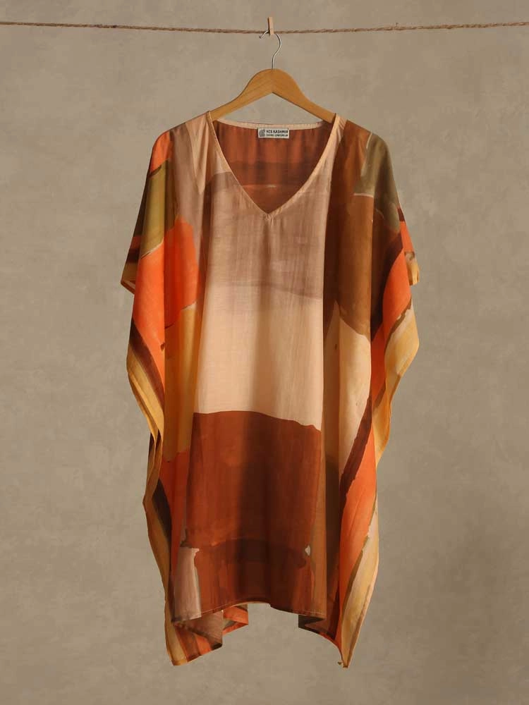 ImageTerra Flow Bemberg-Cotton Tunic – Sienna Brown