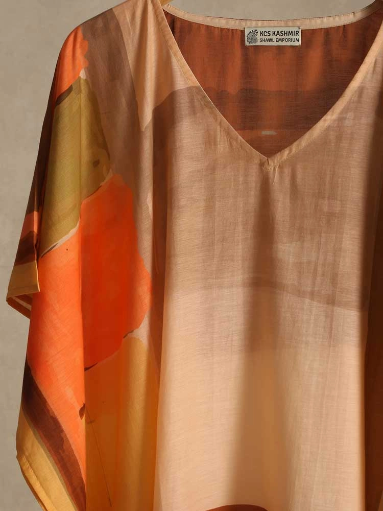 ImageTerra Flow Bemberg-Cotton Tunic – Sienna Brown